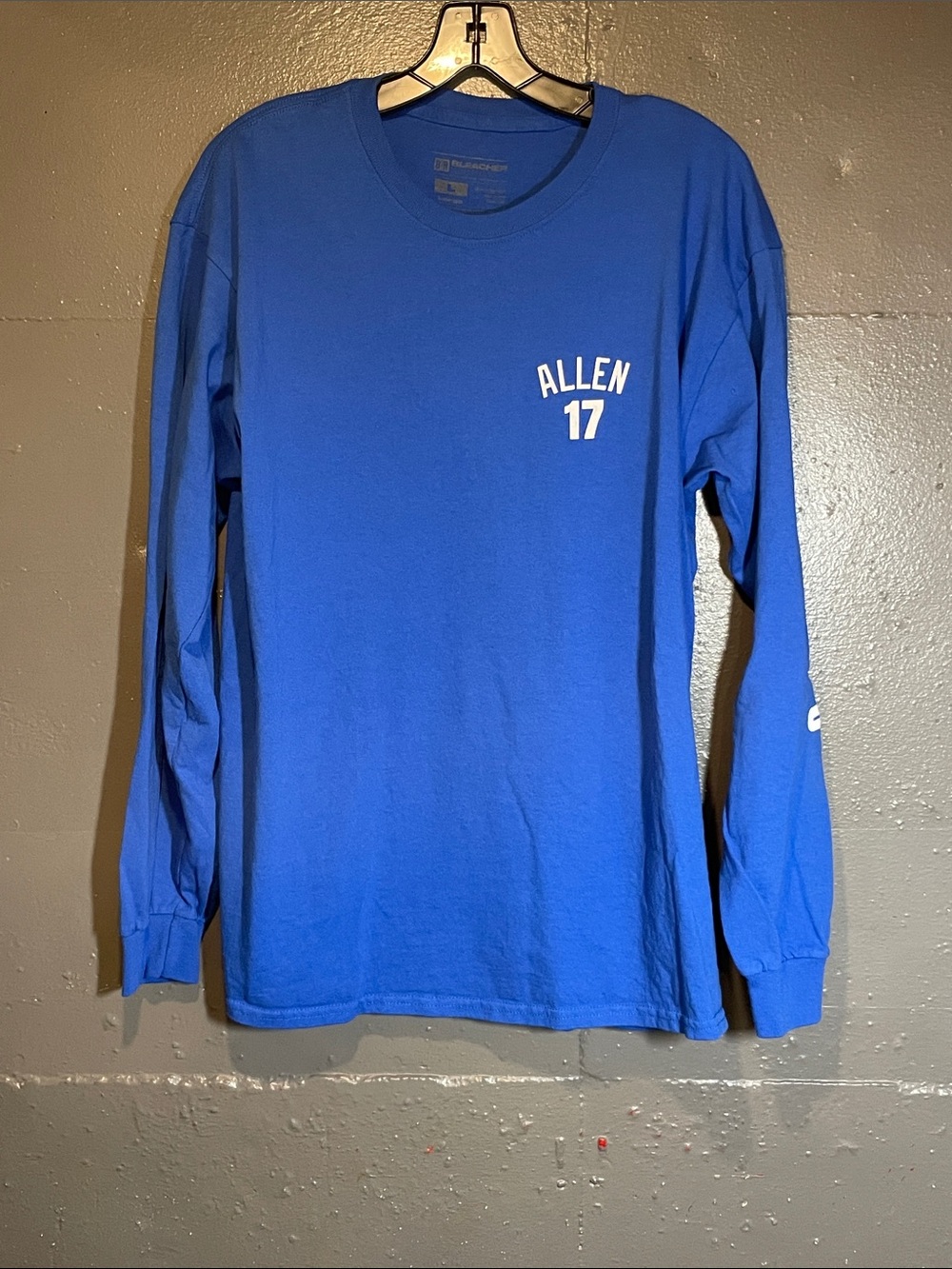 Allen 17 Men's Long Sleeve T-Shirt - Blue
